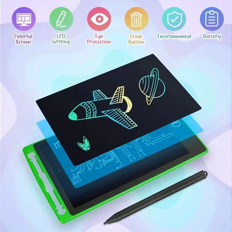 Best gift colorful 8.5 inch Handwriting Drawing Pad Ultra-thin Paperless E Board Kids LCD Writing Tablet for kids