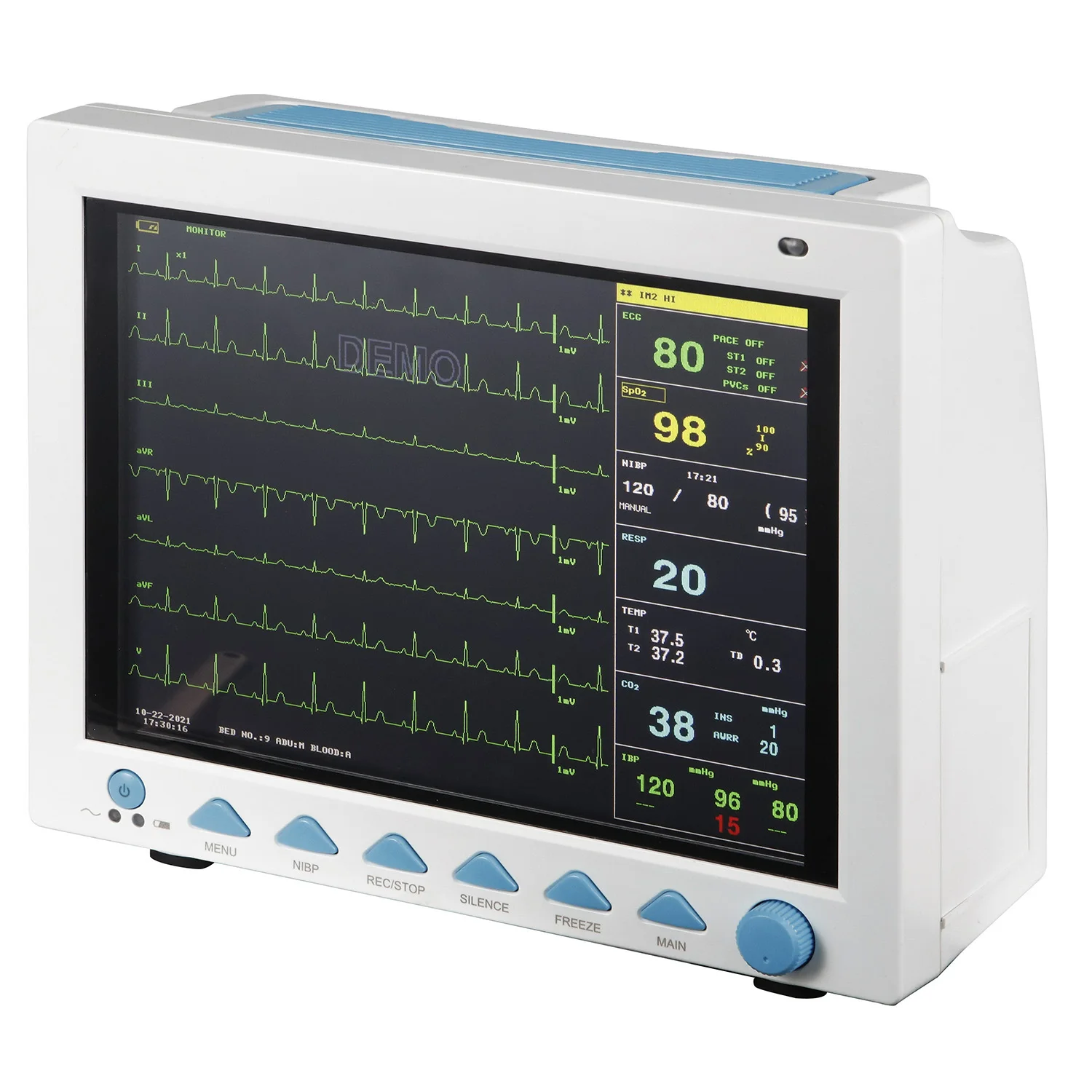 CONTEC CMS8000 ecg vital sign patient monitor cardiac monitor portable