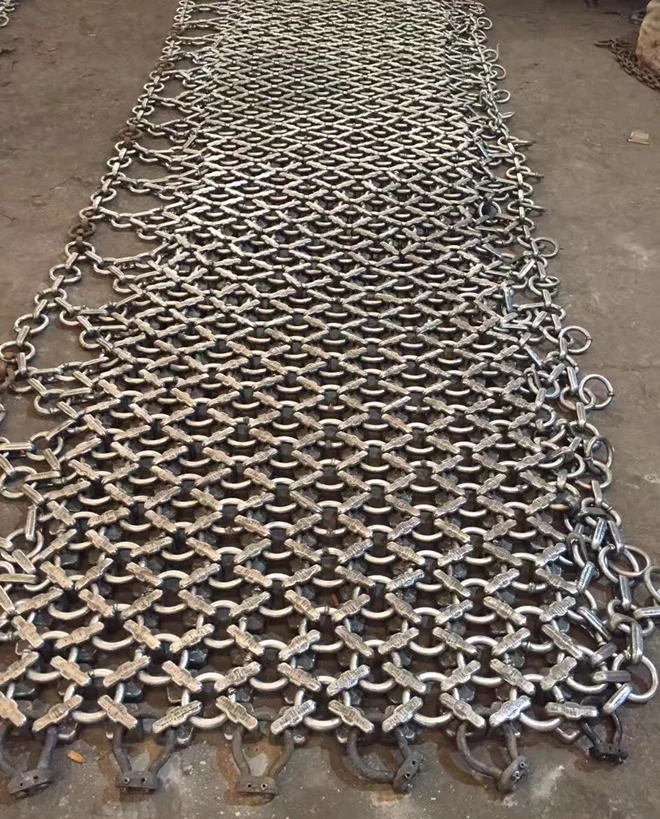 38-39-4 36/65-33-5 12mm ring dense mesh tire protection chain factory