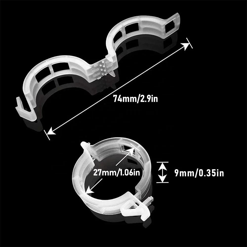 100pcs Plant Support Clips Tomato Clips Reusable Garden Clips for Support Grape Vines Fruits Vegetable Plants Orchard and Garden