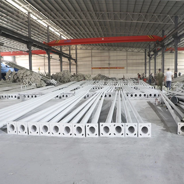 6 meter 10ft Galvanized Carbon Decorative Outdoor Garden Street Lighting Pole Price