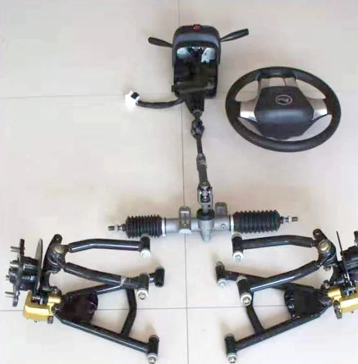 4X100 or 4x114.3 Small Mini Auto Car ATV UTV Scooters Buggy Double A Wishbone Independent Suspension Front Axle with Disc Brakes