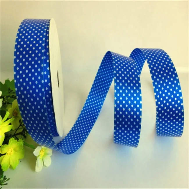 customize dot printing pp gift ribbon roll