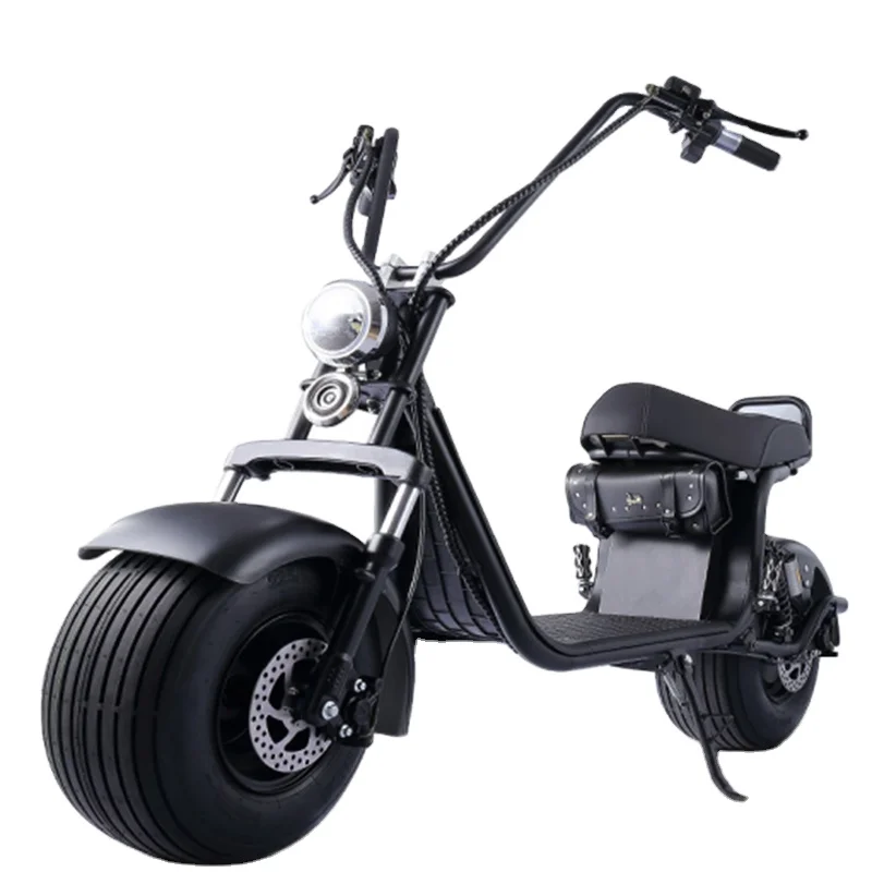 Fat tire motorcycle electric scrooser scooter halley citycoco black 4000 w motor europe warehouse engine offroad adult kids