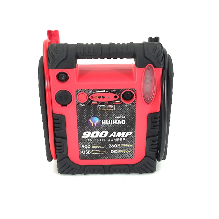 Auto emergency kit 6 in 1 jump start air compressor 12V 18000mAh super jump starter pack powerbank for battery jump starter