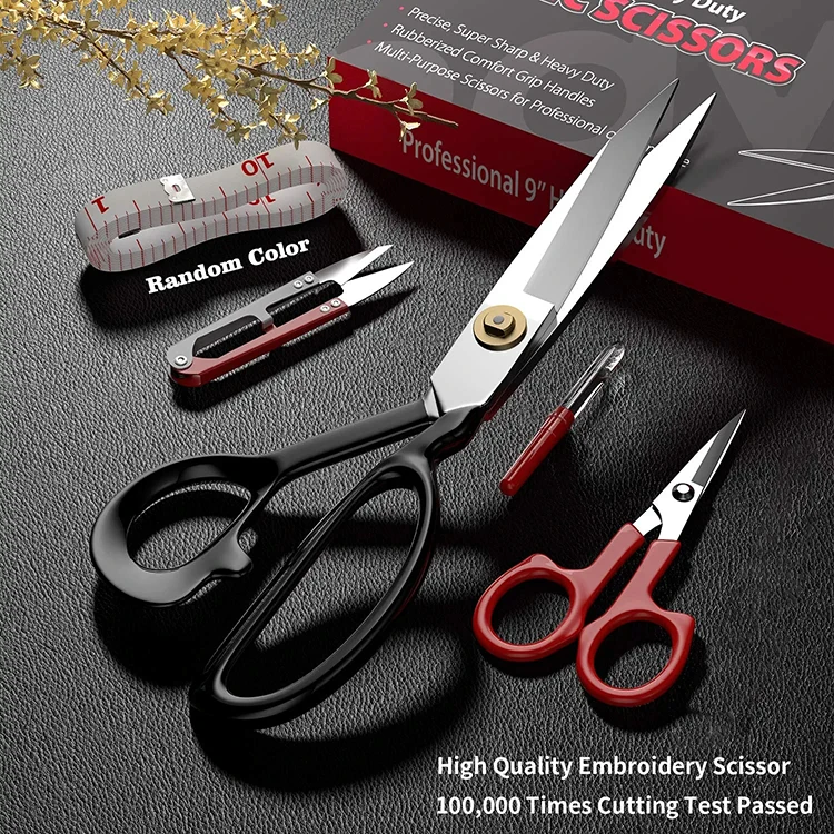 High Professional Tailor Shears Heavy Duty Sewing  Fabric Scissors Office Scissors Sharp Tailor Dressmaker