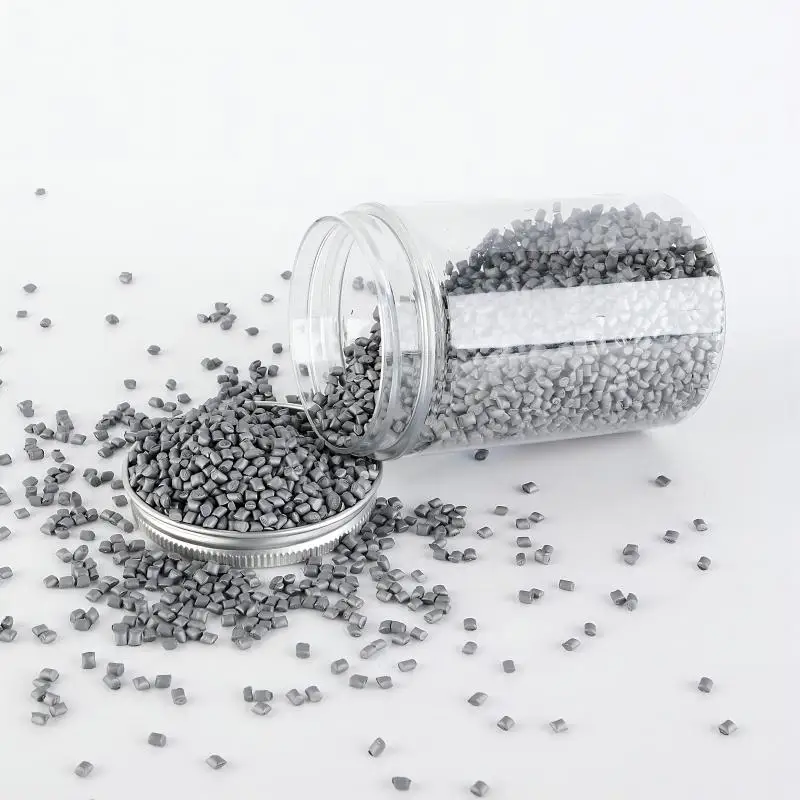 Metallic Masterbatch/pearl double colour effect masterbatch/Grey metallic masterbatch
