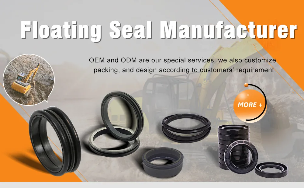 Mining electric scraper final drive floating oil seal 04699733 travel motor duo cone seal for TORO400
