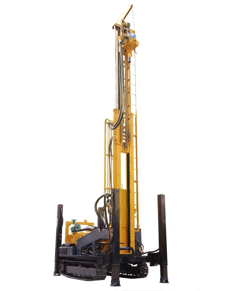 TSH-500 Meters Borehole Hydraulic Crawler Water Borehole Drilling Machine Diesel