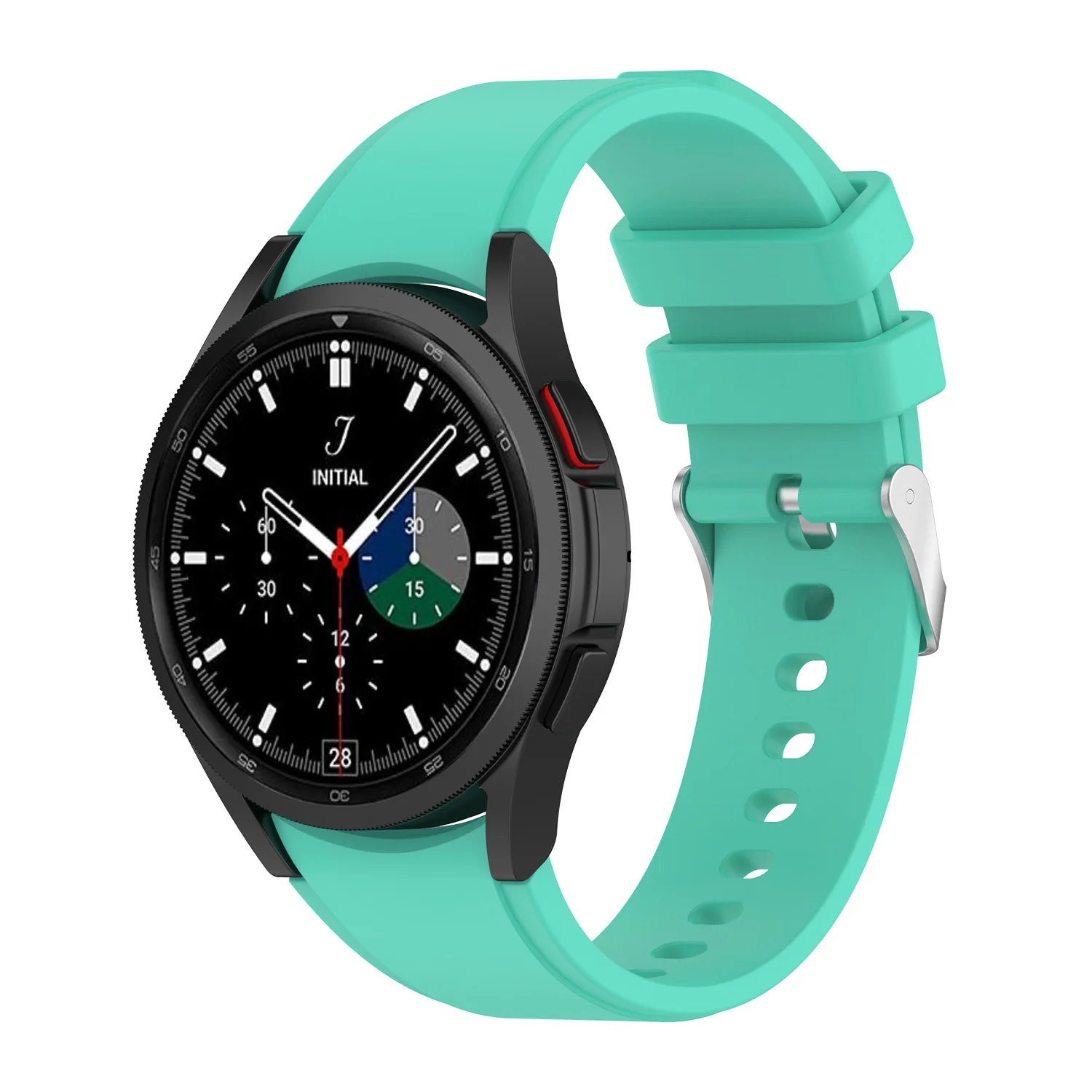 For Samsung Galaxy Watch 4 Classic 42mm/46mm Silicone Strap Smartwatch Replacement 20mm Quick Release Sport Bracelet Accessories