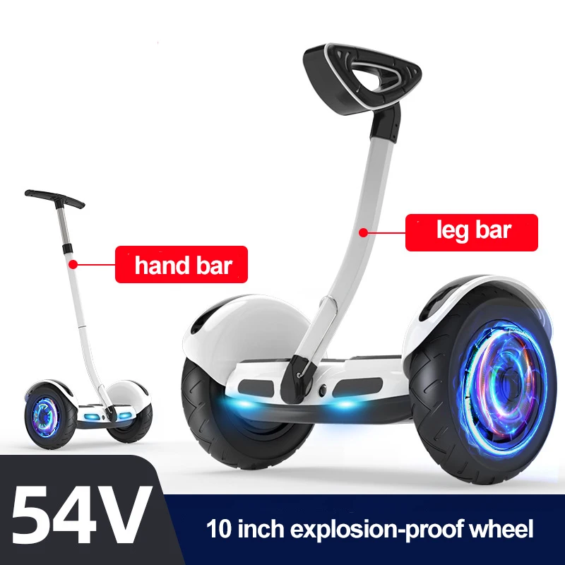 Kids Adult Smart Handle Leg Bar Electric Scooter 2 Wheel Stand Up Self Balancing