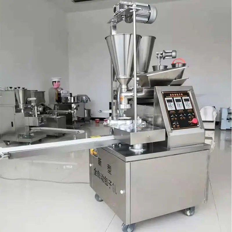 With 1 year warranty stainless steel siopao steamer stuffed bun making machine