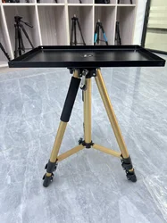 round tube projector tripod stand professional foldable projector laptop floor stand tripod for office home