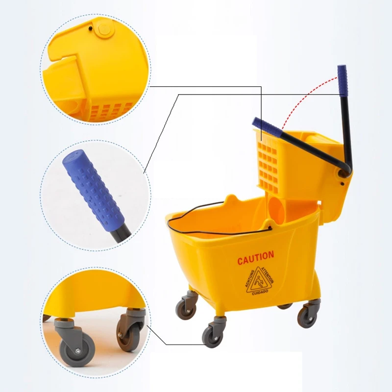 Hospital Janitorial Cart hotel room service equipment other supplies housekeeping cleaning trolley mop wringer
