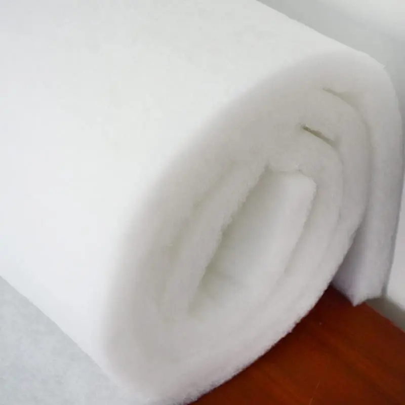 Nonwoven thermal bonded polyester wadding rolls for sofa