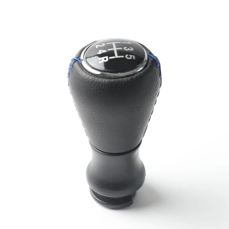 Car interior spare parts manual transsmission handball 5 speed leather for peugeot 406 gear shift knob