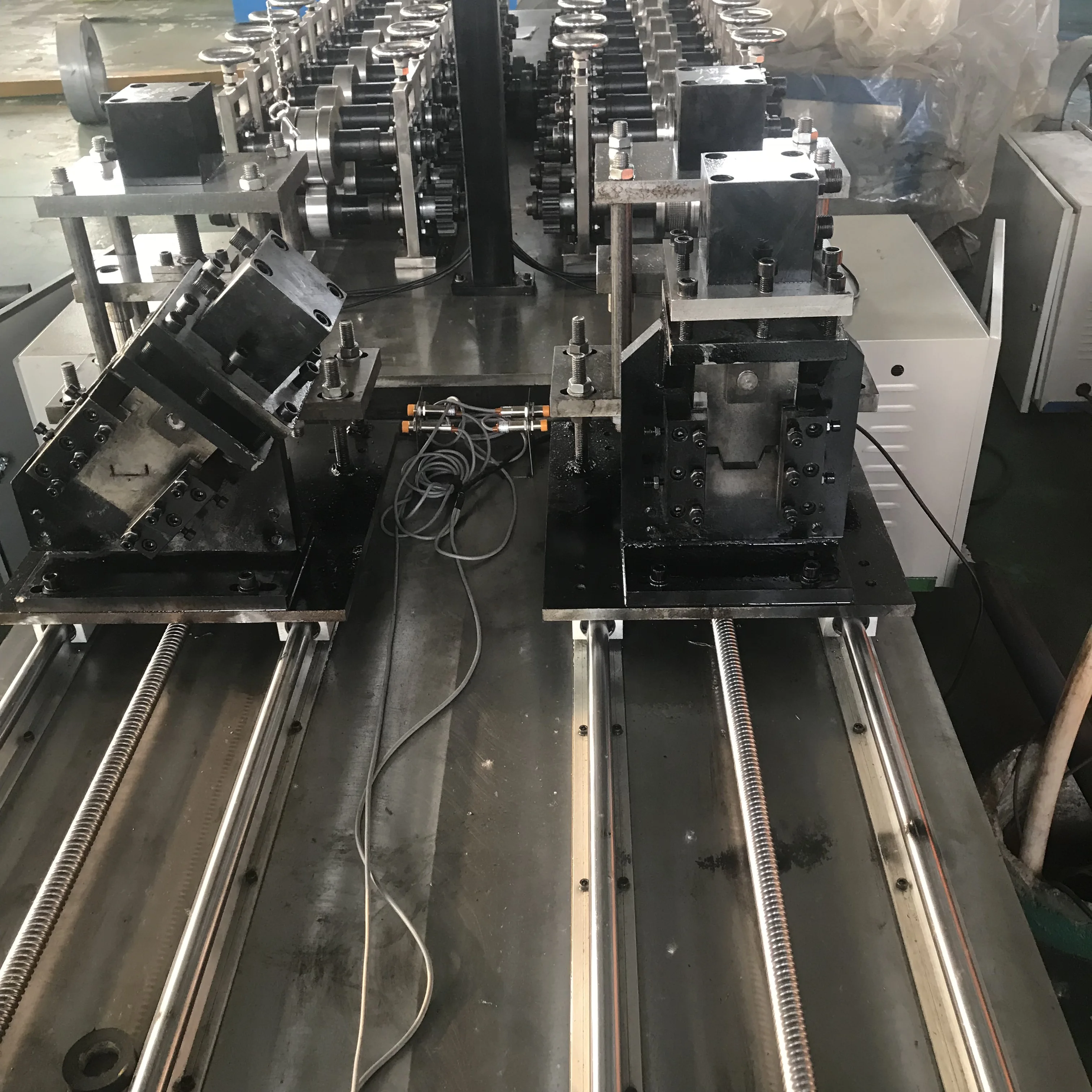 Hot Selling Double Line C U Light Steel Framing Metal Stud and Track Roll Forming Machine Price