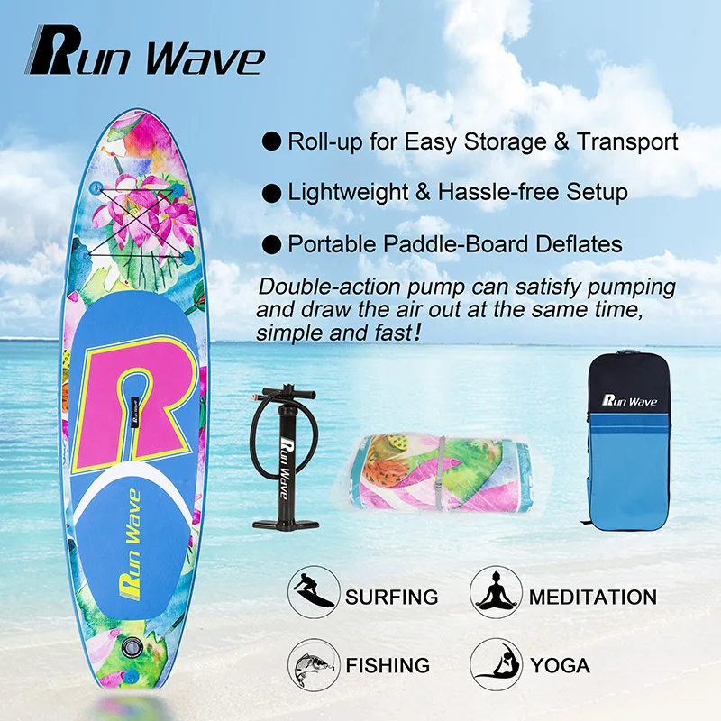 Run Wave Offshore Waters Unisex Inflatable Board Paddle 320*84*15cm