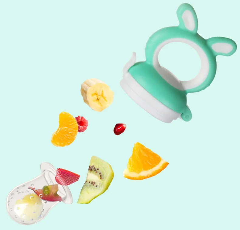 vegetable feeder wholesale chewing fruit bag food graded toddle silicone feeding teether pacifier feeder