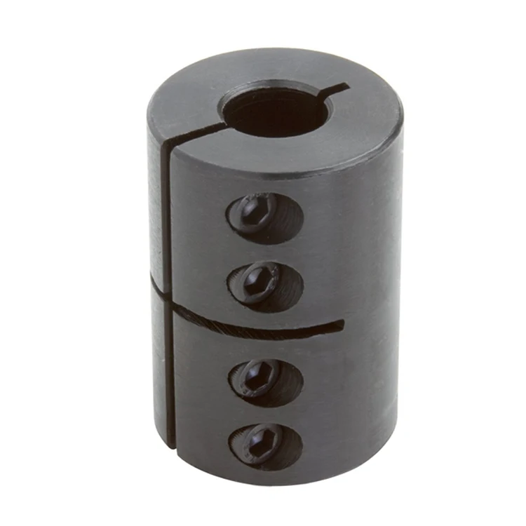 Высококачественная цельная Жесткая Муфта 3/8 дюйма стальной зажим с черным оксидом Keyway