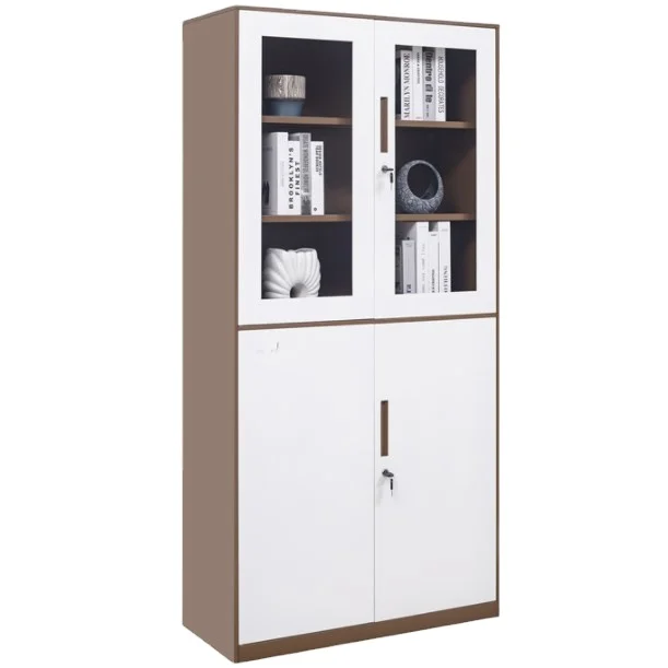 Glass door cabinet for office cabinet glass office 2 glass door steel file cabinet stahlschrank archiefkast archivador