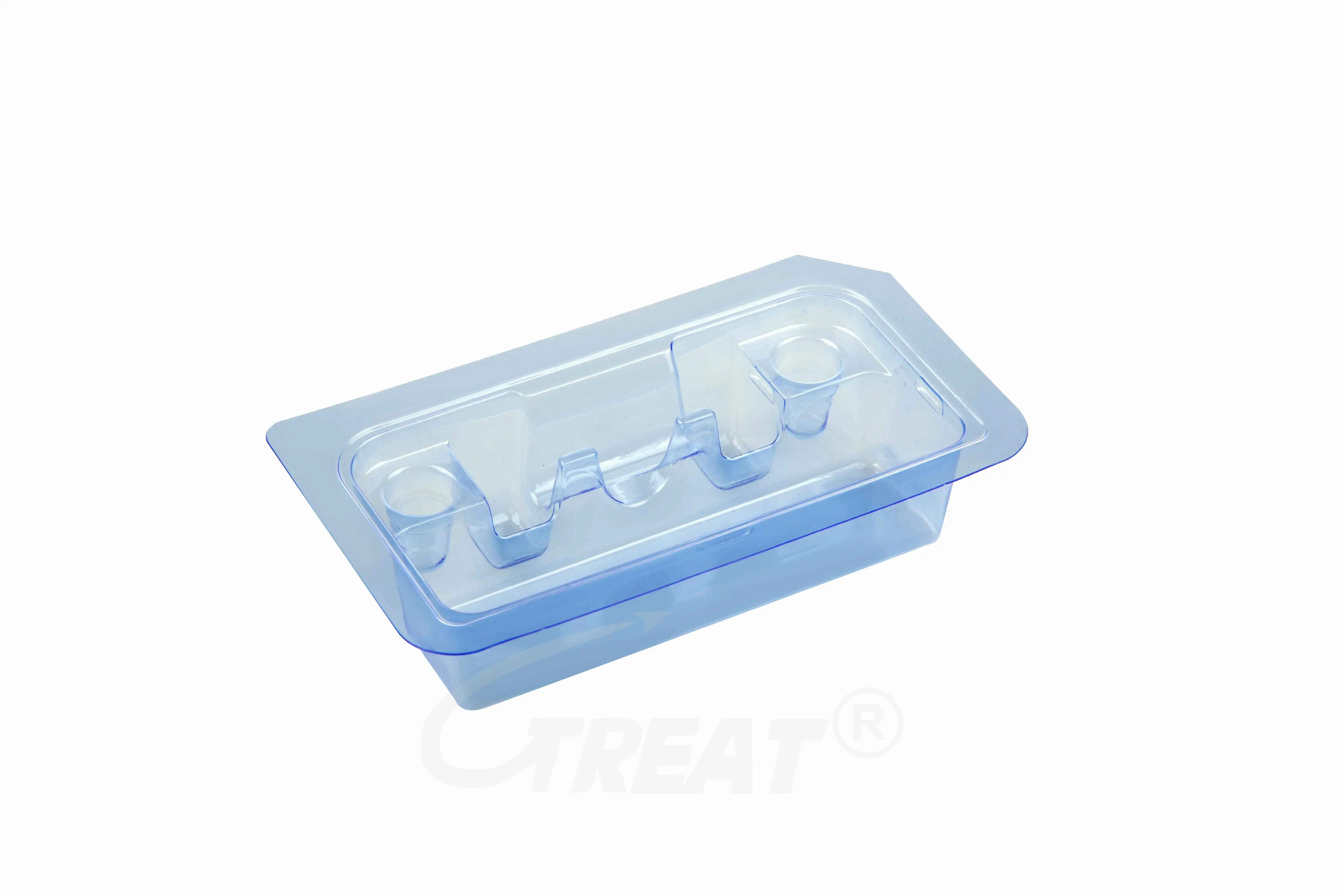 Customized Medical Blister Packaging PET Plastic Container Medical Disposable Plastic Container Blister Packaging, Hospital Use