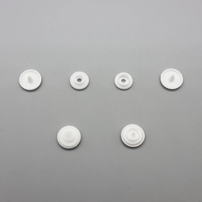 High Quality 10mm Resin Pom Flatback Snap Button 4 Part  Garment Decoration 15mm 12mm Available Clothing Bags