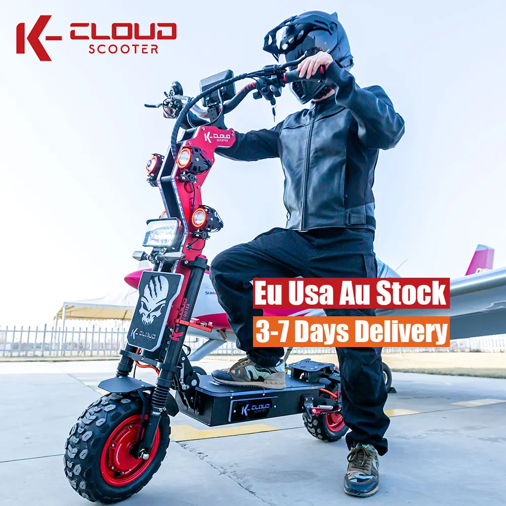 Сертификат CE склад 10000 Вт 8000 14 дюймов 72 В портативный Электрический скутер для взрослых Patinete Electrico