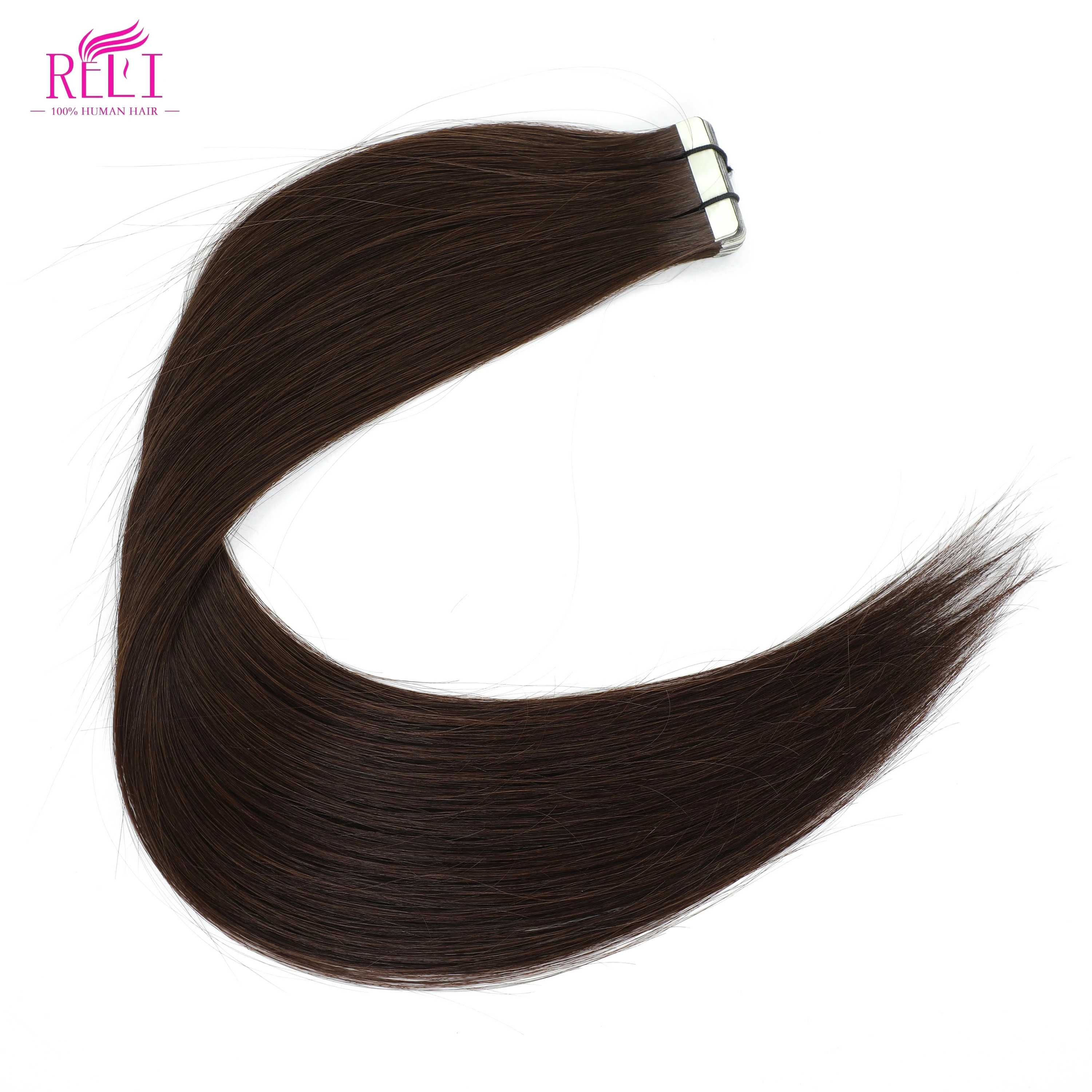 Factory Price Double Drawn Human Hair Tape Ins Extensions Human Hair Strong White Tape In Hair Extensions