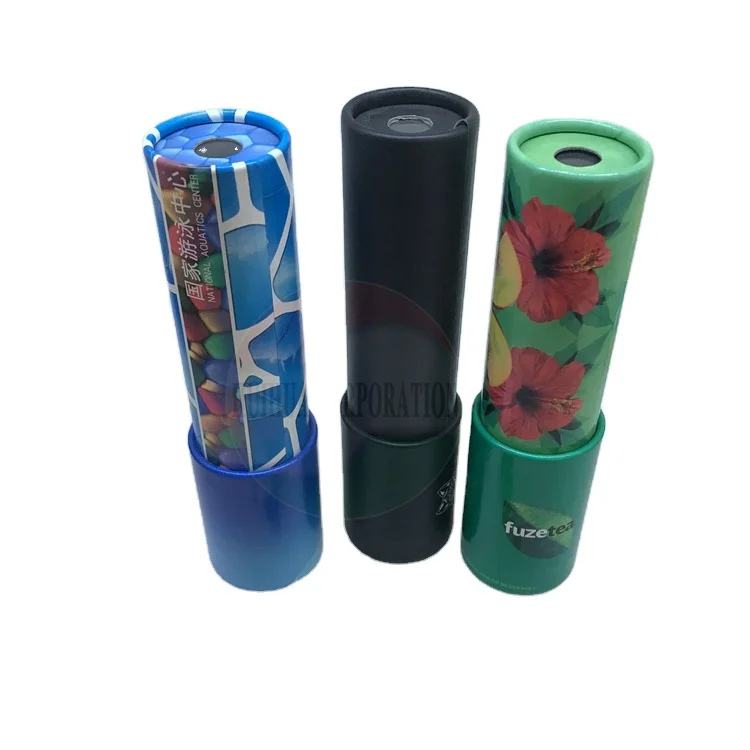 Упаковочная трубка на заказ, круглая бумага, картонная игрушка, калейдоскоп