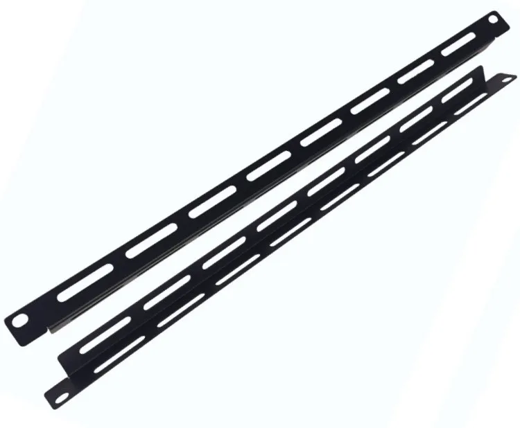Wire-tie rod 19-inch cabinet L-type wire-tie stick U-tie line power cord switch front horizontal wire rod