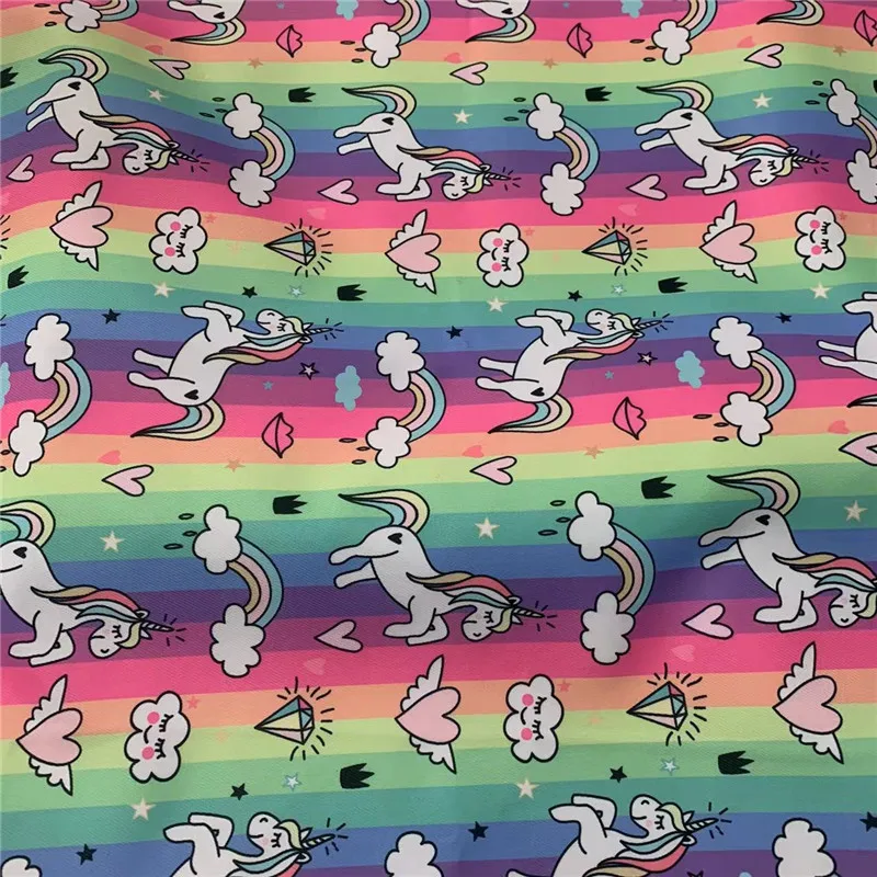 .NO MOQ Printing 100%polyester  Custom Fabric Printing Digital Custom Print Fabric for bags