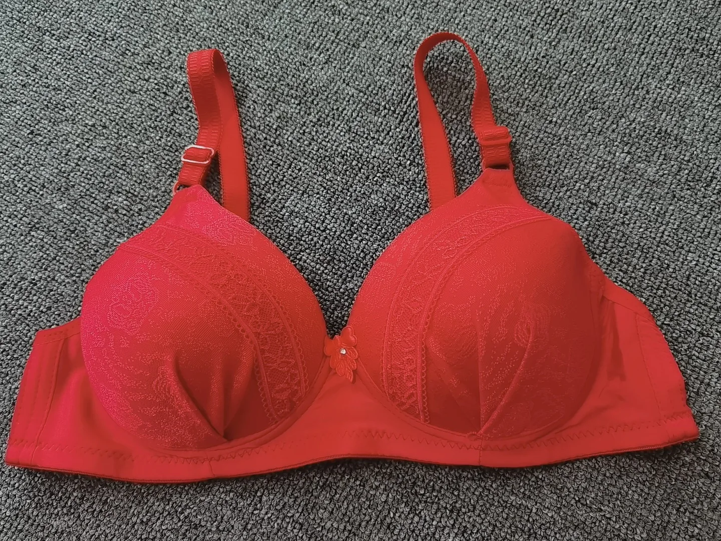 Комплект нижнего белья из прозрачного сетчатого бюстгальтера и трусиков