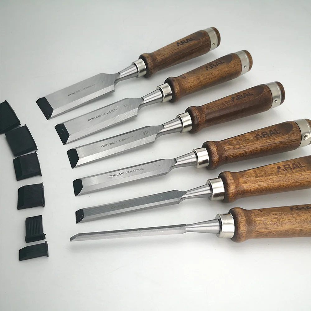 Wholesale 6 Pcs Wood Chisel Set Woodworking Hand Tools for DIY Carving
