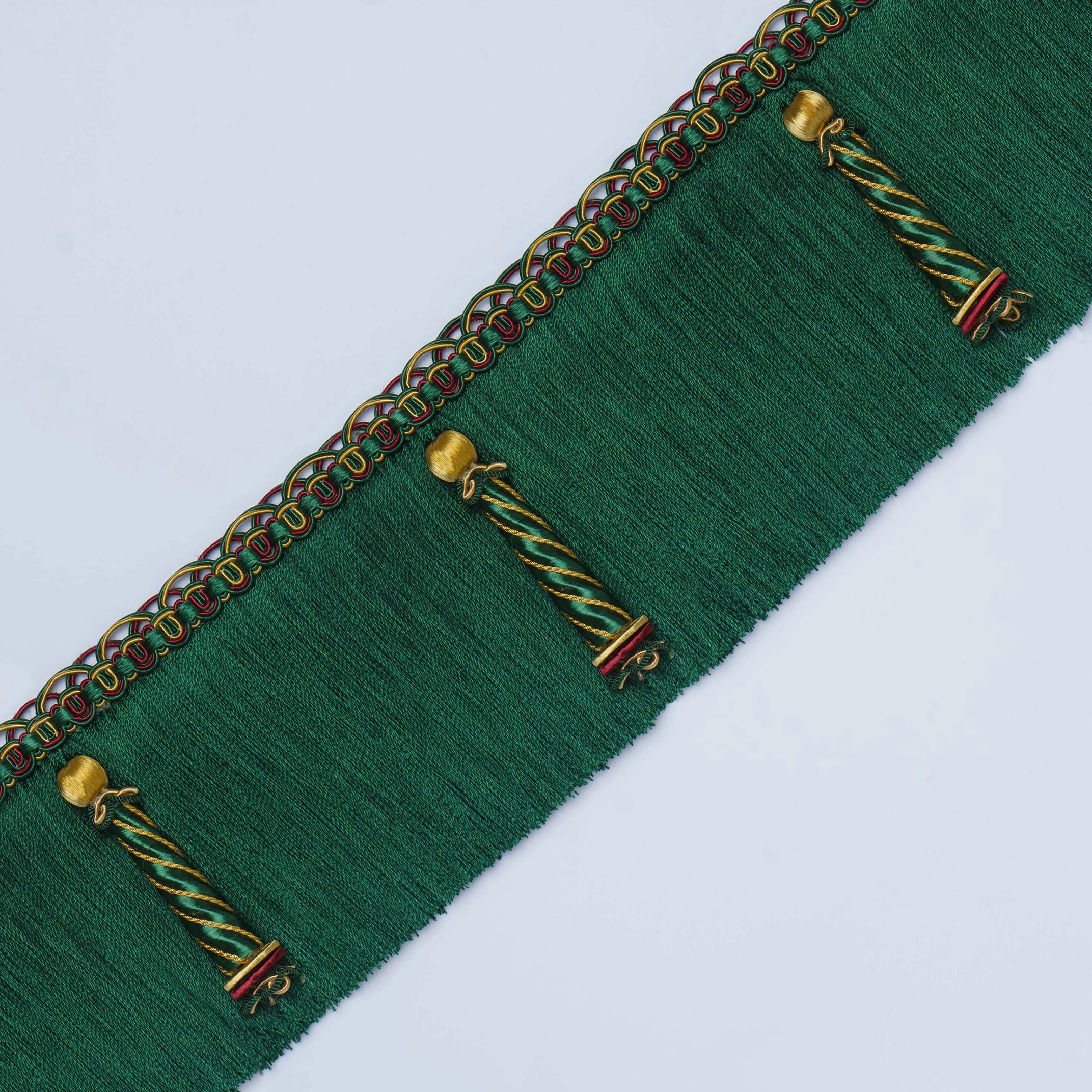 Home Accessories 100% Rayon brush tassel fringe trim Decoration for Curtain Sofa