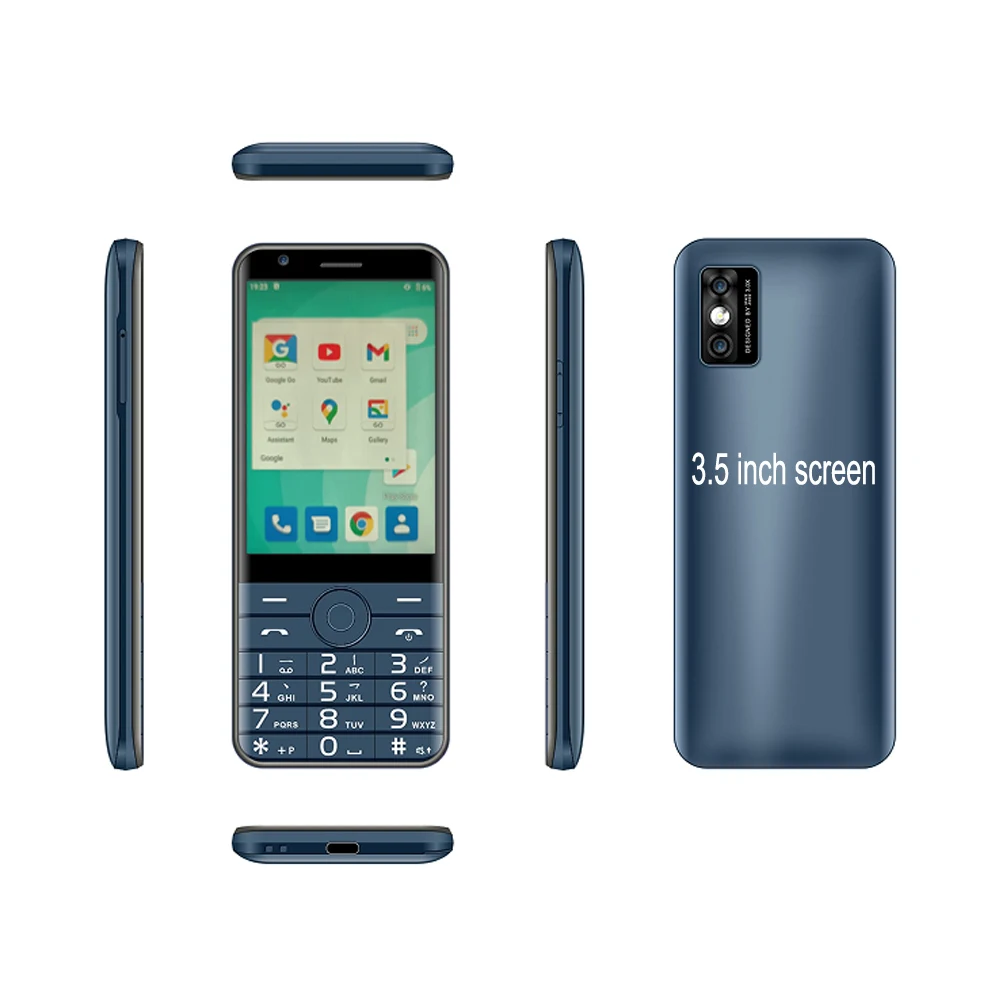 Oem Odm android keypad phone 3.5 inch touch screen custom 4g smart android button keypad mobile phones