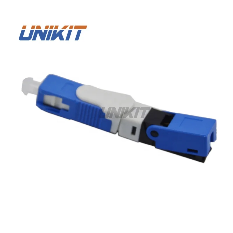 UNIKIT Professional Best  Price Quick Assembly FTTH Fiber Optic Quick Connector Single Mode SC UPC Fiber Optic Fast Connector