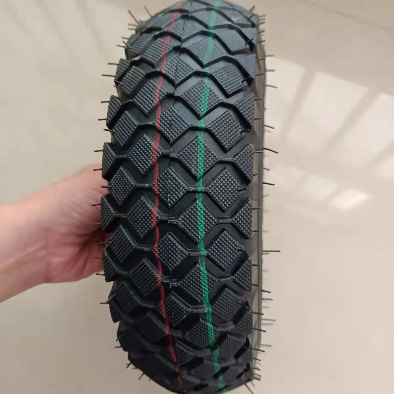 10 inch small pneumatic rubber tyre 410/350-4 trolley wagon wheel