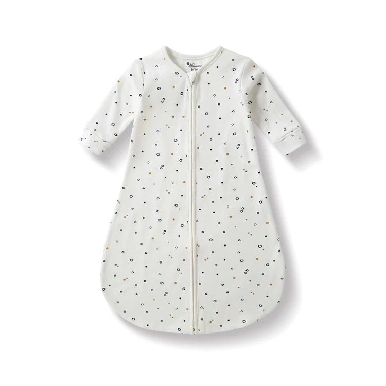 Winter Long Sleeve Baby Sleeping Bags Newborn Baby Sleep Clothes Knitted Plain Cotton Toddler Sleep Sack Wholesale