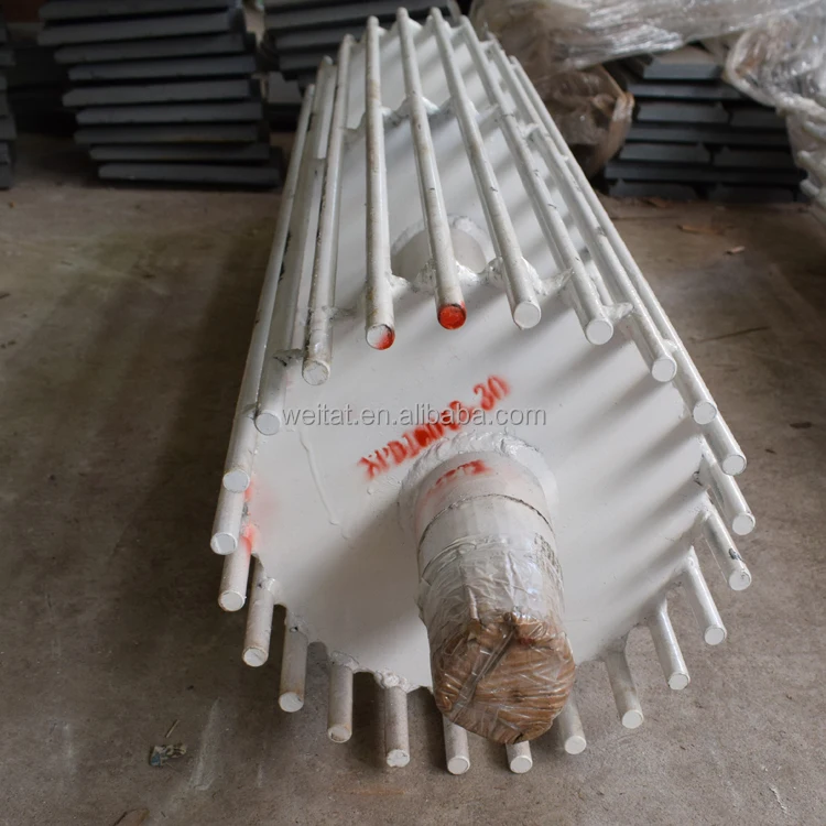 Head/tail reinforced drum of inclined belt conveyor changed direction to drum for engineering machinery equipment