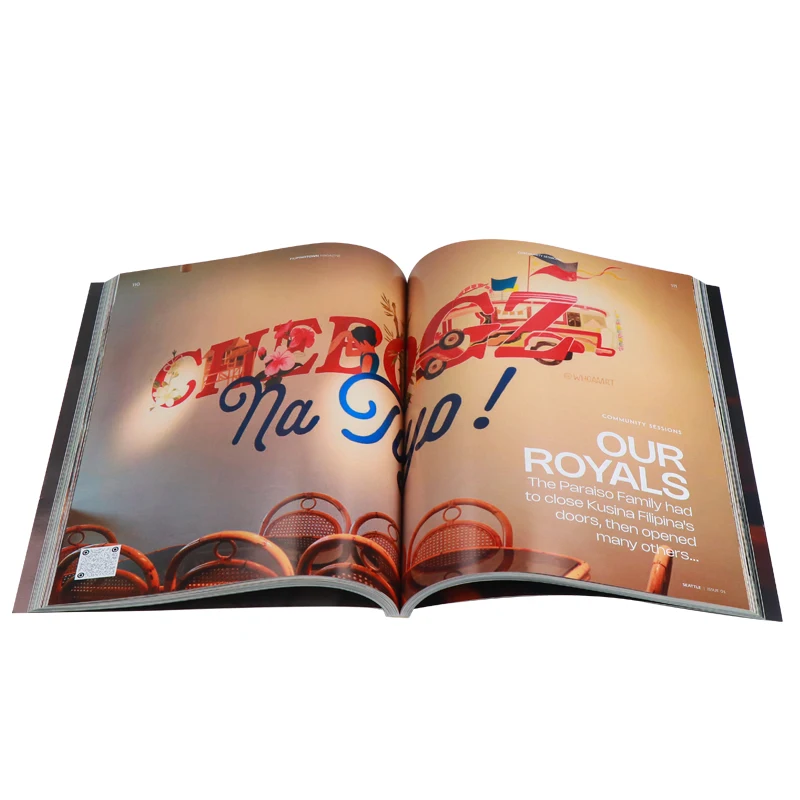 Custom High Quality Full Coloring Softcover Food Menu/Recipe/Cook Book Printing