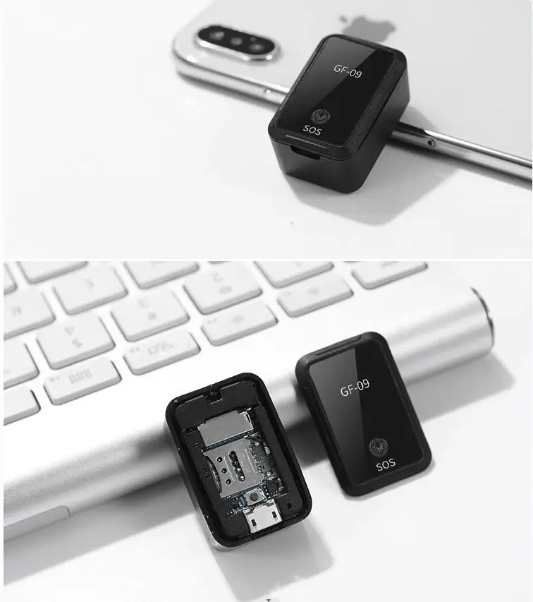 LOGO Custom available GF09 smart mini gps tracker & locator Gps/LBS/Beidou Vehicle/Asset GPS Tracking Device