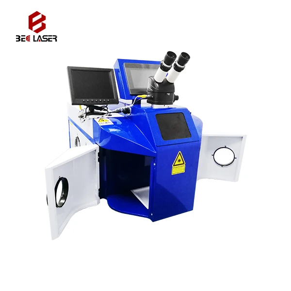 BEC 100W Desktop Type Welding Machine for Gold Silver Stainless Steel Jewelry 3D Jewelry Laser Welding Suitable 117*60*81cm 90J