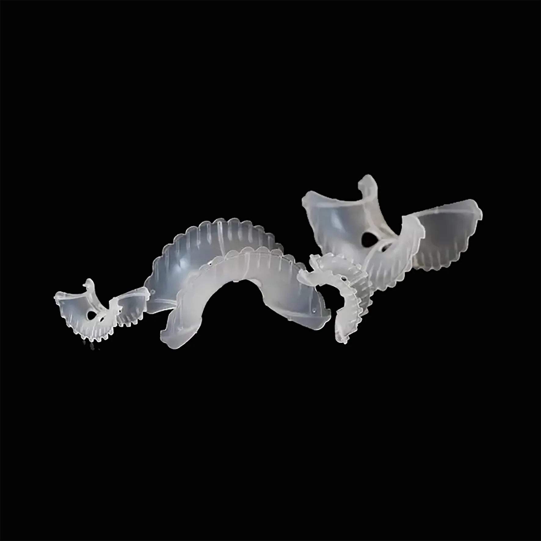 1 1.5 2 and 3' Ceramic Super Intalox Saddle Ring