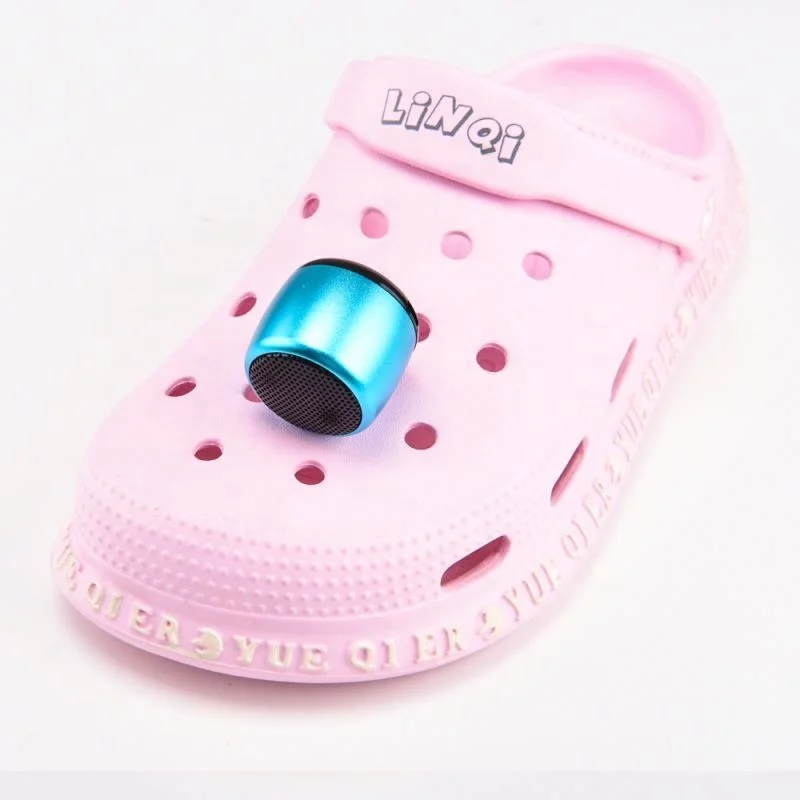 2024 new trending bluetooth speaker Clog charms speaker accessory mini bluetooth speaker Clog charm wholesale charms for Clog
