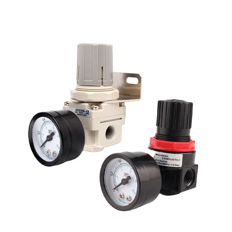 SMC type pressure regulating valve pressure reducing valve Pneumatic valve pressure regulator AR2000-02 air source treatment