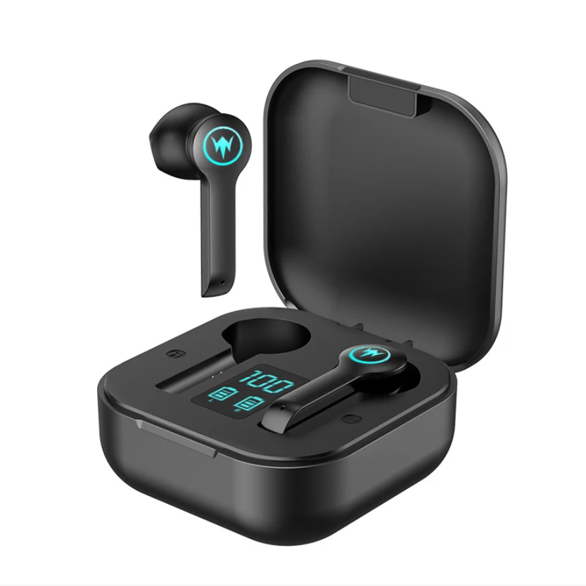 Оптовая продажа дешевые TWS bluetooth наушники наушники-вкладыши спортивные со светодиодным