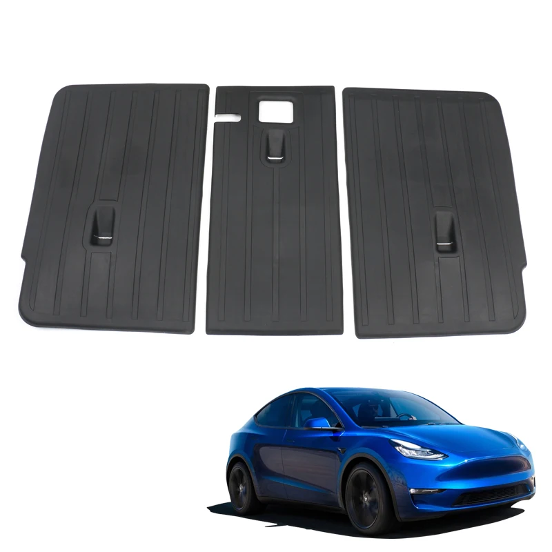 2022 новые аксессуары для Tesla модели Y задний багажник протектор прочные резиновые накладки на заднем сиденье воды коврик для багажника