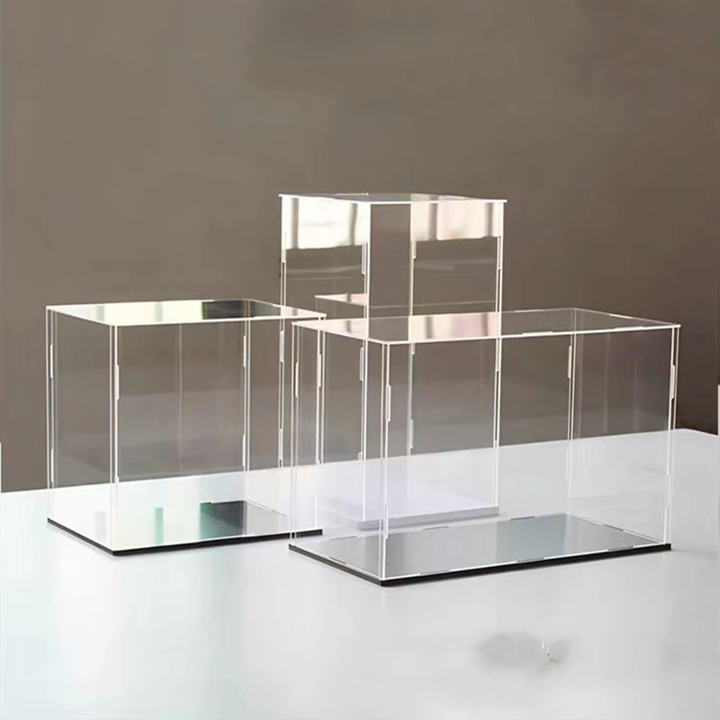 Guangdong Acrylic Factory Custom Clear Display Box Assemble Acrylic Display Case for Collection, Lego, Figure, Model, Doll
