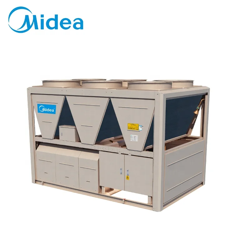  Midea hvac система большой емкости с Воздушным Охлаждением Прокрутки Охладитель Воды для инженерного